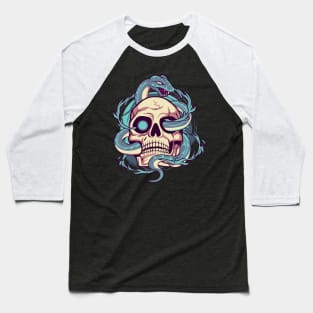 Skull Snake Baseball T-Shirt